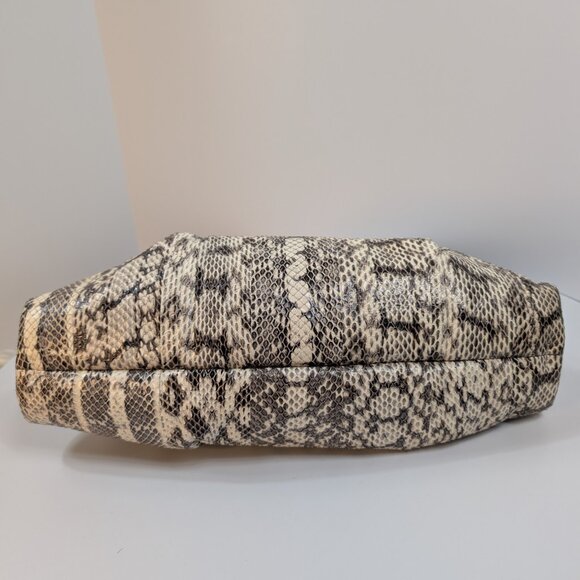 Jimmy Choo Rilley Clutch Bag in Natural Python - Picture 6 of 14